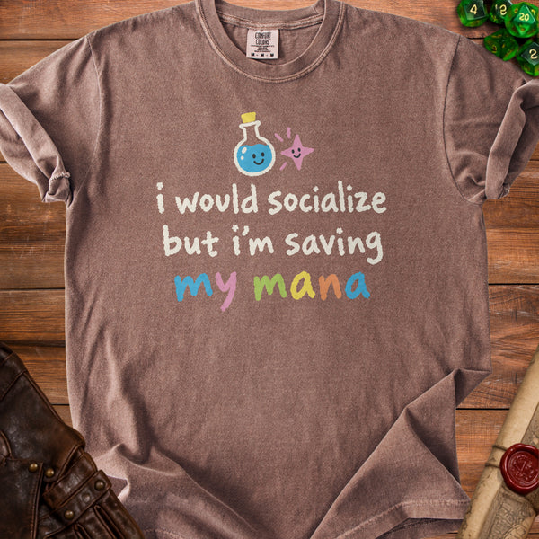 Saving Mana T-Shirt in Espresso
