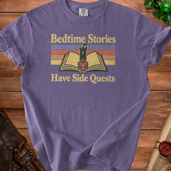 Side Quest For Storytellers T-Shirt in Grape