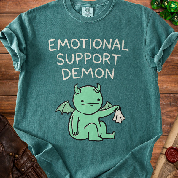 Emotional Demon T-Shirt in Blue Spruce