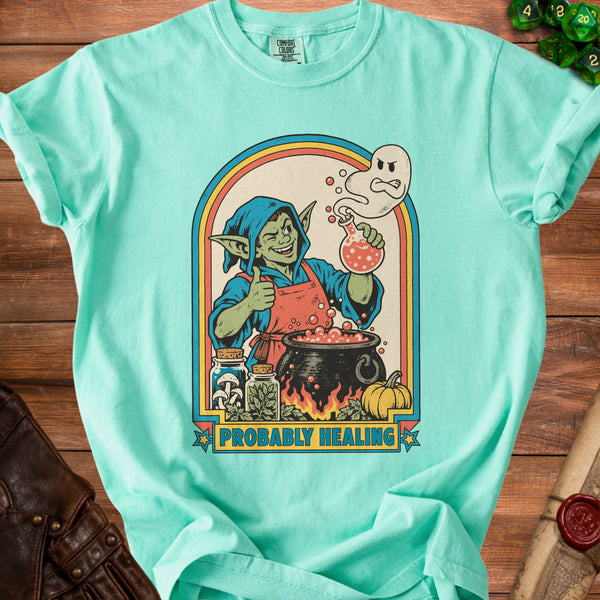 Probably Healing T-Shirt in Island Reef