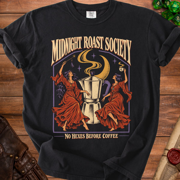Midnight Roast T-Shirt in Black