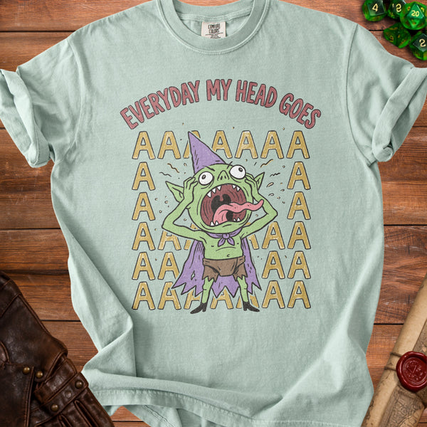 Head Goes AAAA T-shirt in Bay