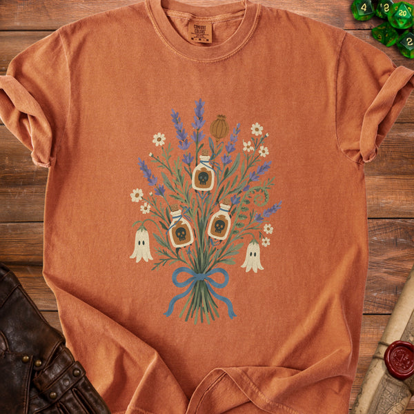 Poison Bouquet T-shirt in Yam