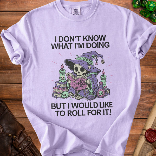 Roll For It T-Shirt in Orchid