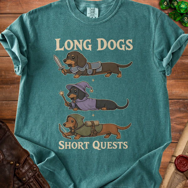 Long Dogs T-Shirt in Blue Spruce