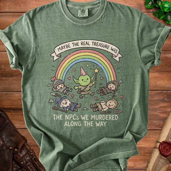 Real Treasure T-Shirt in Moss