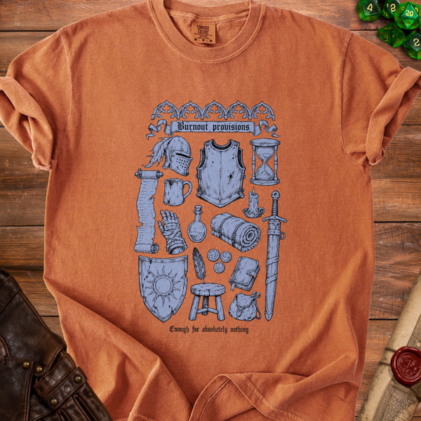 Burnout Provisions T-Shirt in Yam