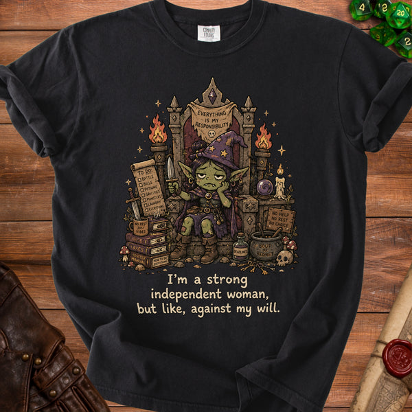 Goblin Responsibilities T-Shirt in Black