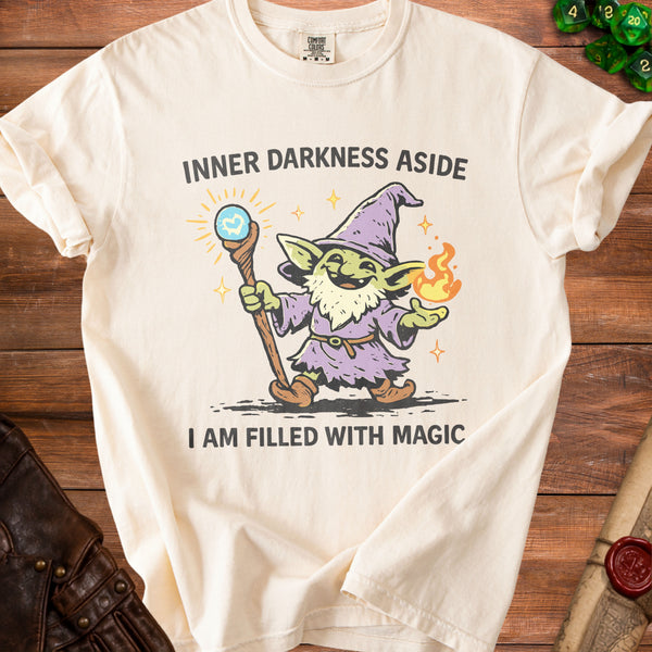 Whimsical Wizard T-Shirt in Ivory