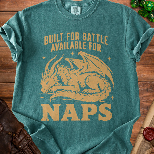 Sleeping Dragon T-shirt in Blue Spruce