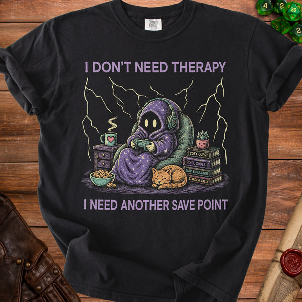 Another Save Point T-shirt in Black