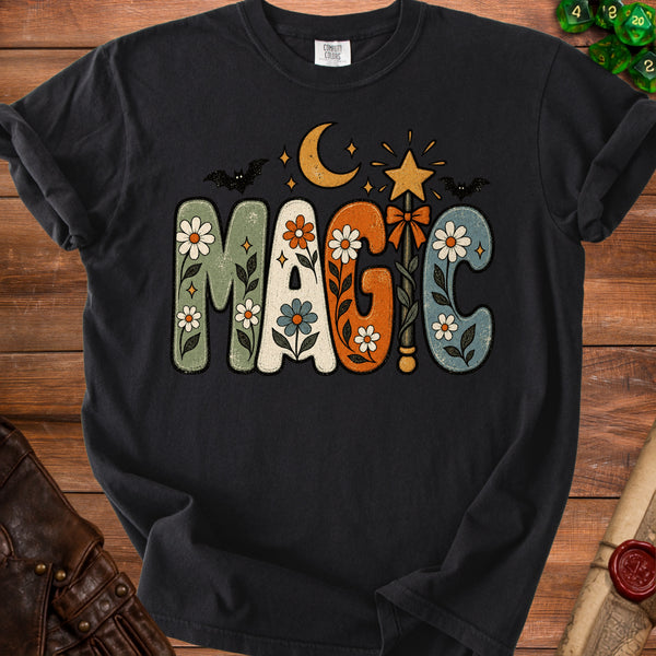 Retro Magic T-Shirt in Black