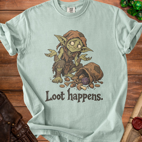 Loot Happens T-Shirt in Bay