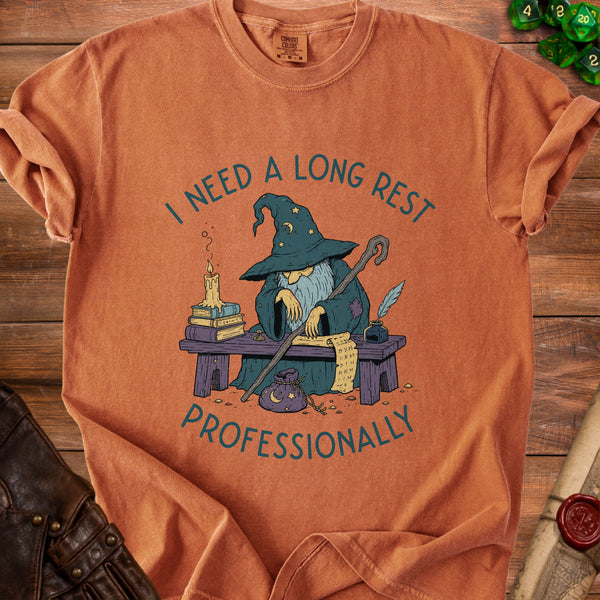 Tired Wizard T-shirt in Yam