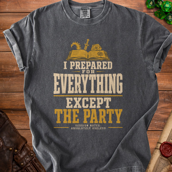 Prepared Party T-Shirt in Pepper