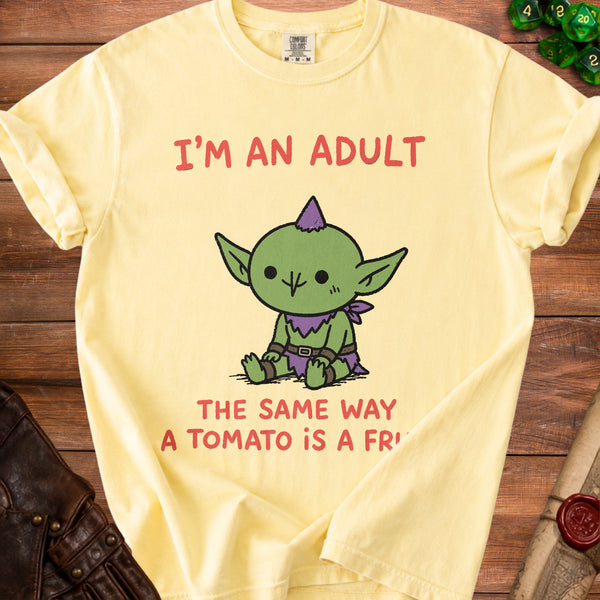 Adult Tomato T-shirt in Butter