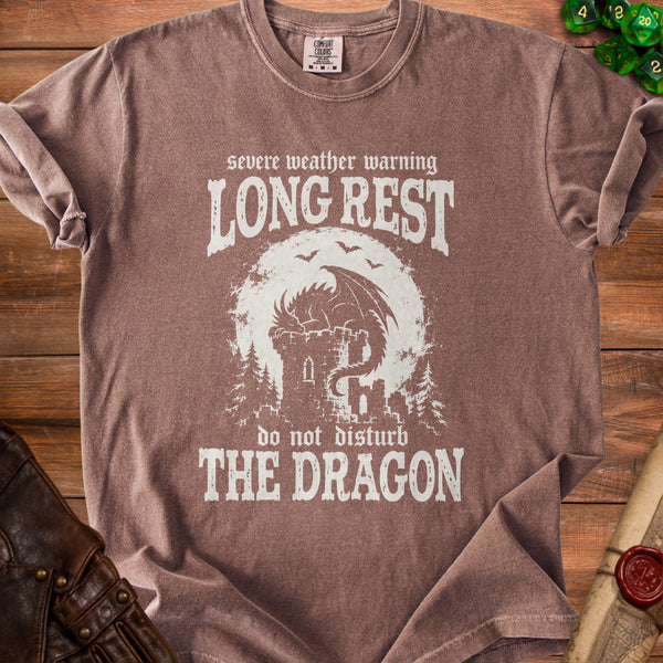 Long Rest Take a Nap T-Shirt in Espresso