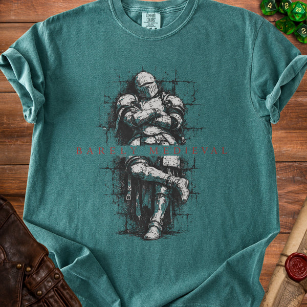 Barely Medieval T-Shirt in Blue Spruce