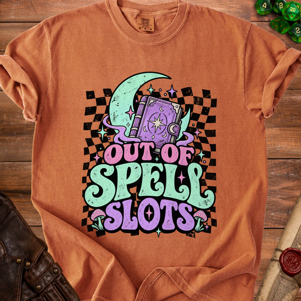 Spell Slots T-Shirt in Yam