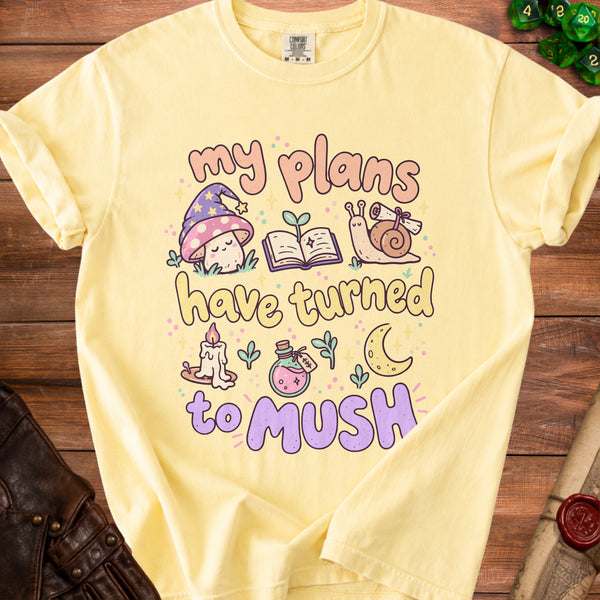 Mush Plans T-Shirt in Butter