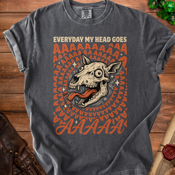 Head Goes AAAA Daily Anthem T-Shirt in Pepper