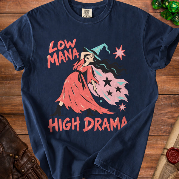 Exhausted Low Mana T-Shirt in True Navy