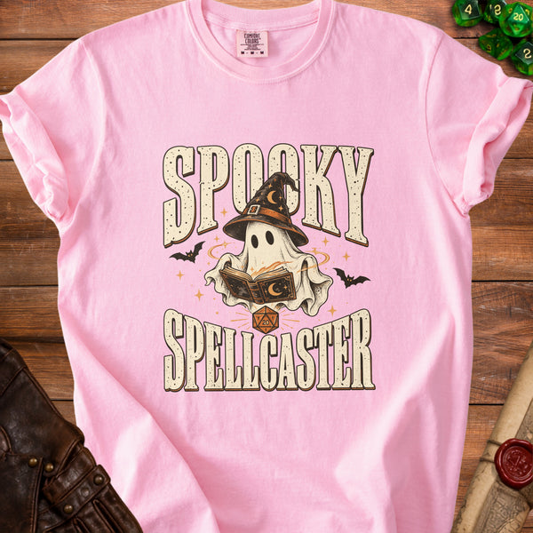 Spooky Spellcaster T-Shirt in Blossom