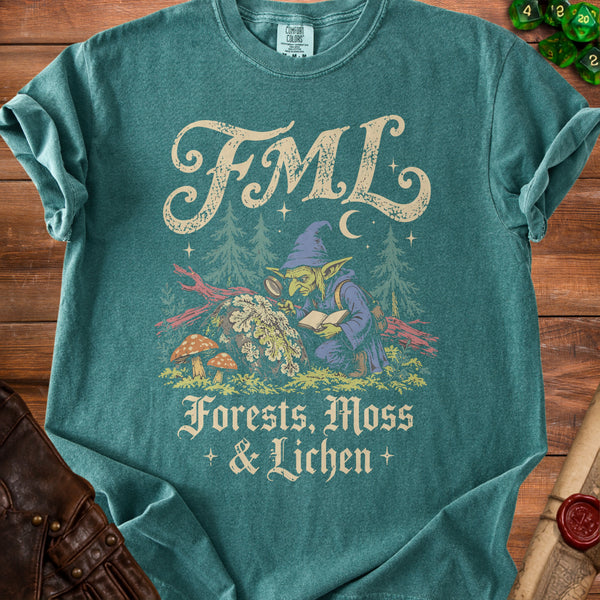 FML Goblin T-Shirt in Blue Spruce