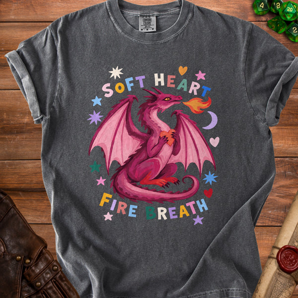 Soft Heart T-Shirt in Pepper