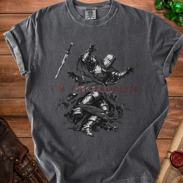 Problem Knight T-shirt in Pepper