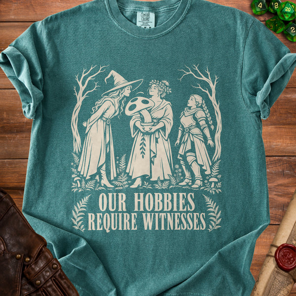 Our Hobbies T-Shirt in Blue Spruce