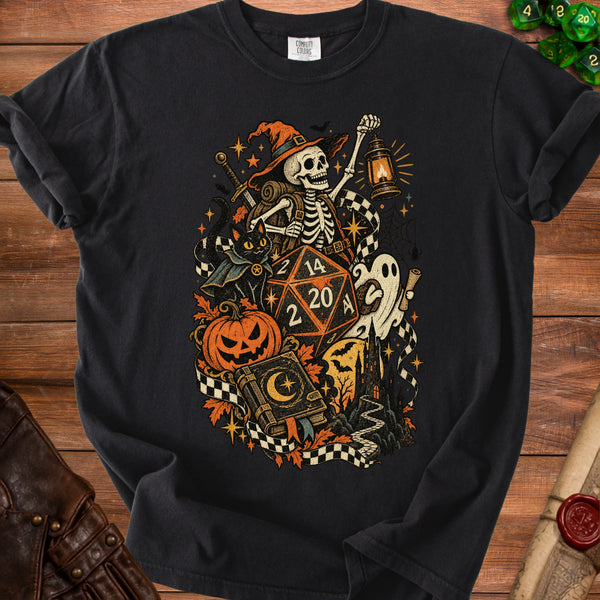 Spooky Quest T-shirt in Black