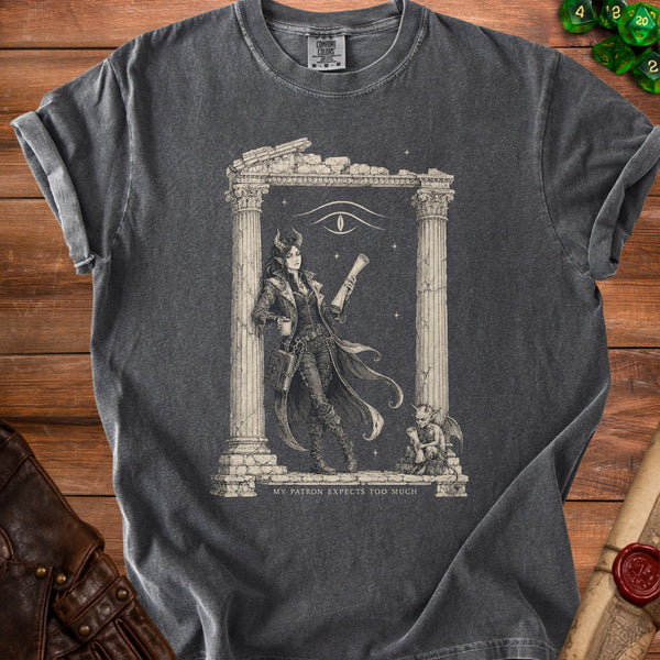 Tired Warlock T-Shirt in Pepper