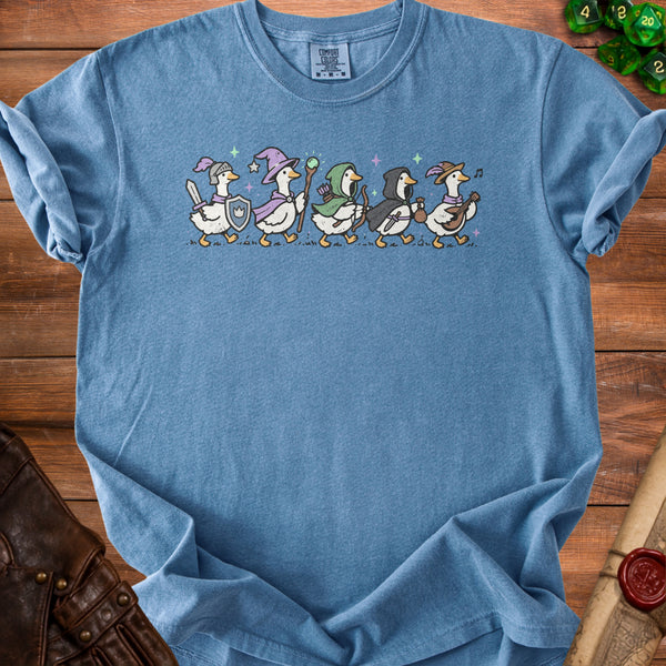 Duck Quest T-shirt in Blue Jean