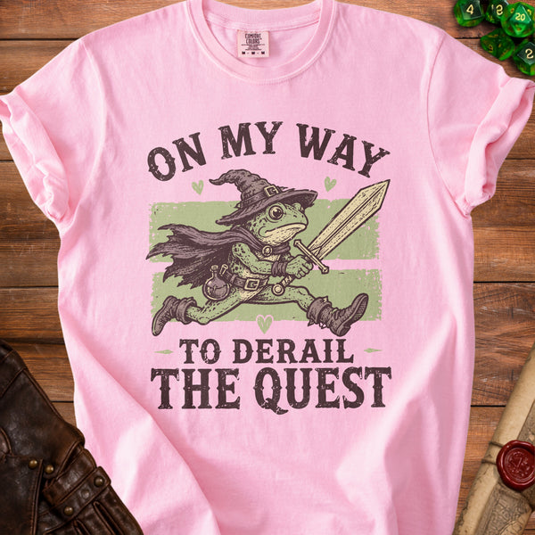 Quest Derailment T-Shirt in Blossom