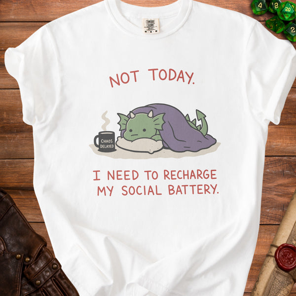 Not Today T-shirt in White