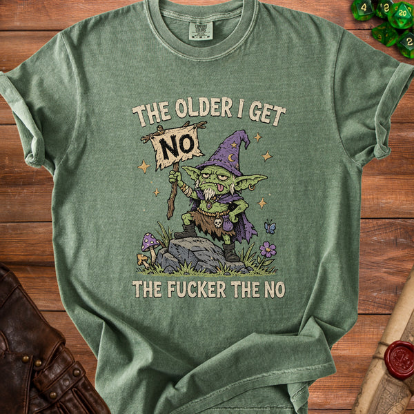Grumpy Goblin T-Shirt in Moss