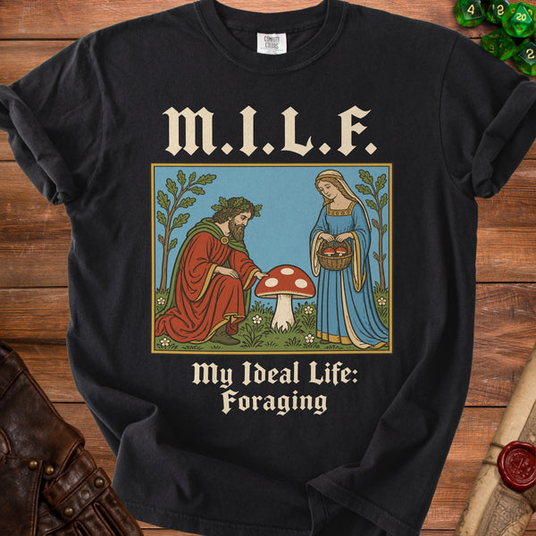 MILF Foraging T-shirt in Black