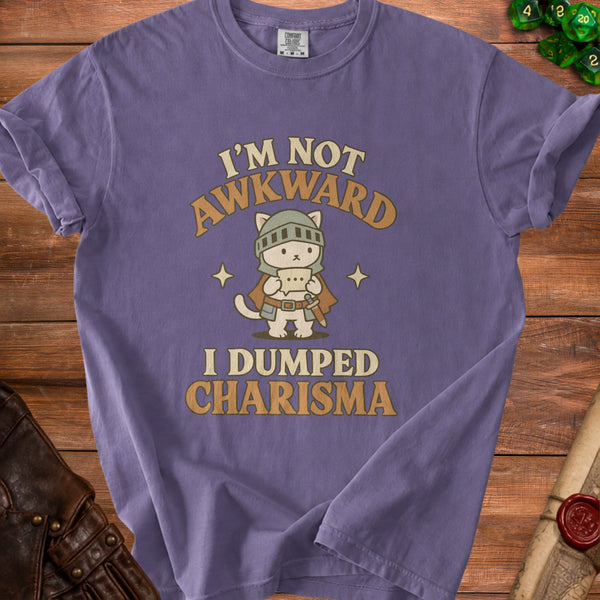 Dumped Charisma T-Shirt in Grape