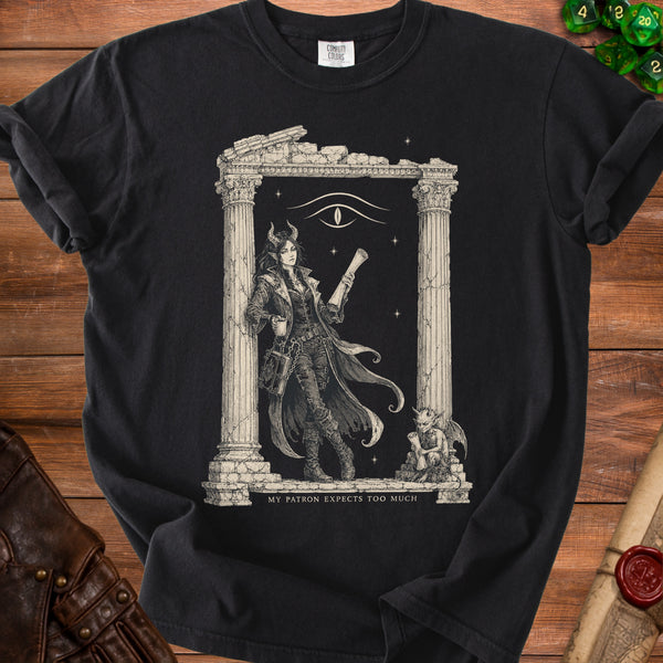 Tired Warlock T-Shirt in Black