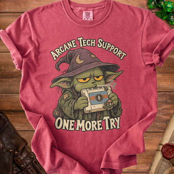 Arcane Tech T-shirt in Crimson