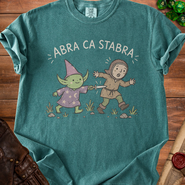 Abra Ca Stabra T-Shirt in Blue Spruce