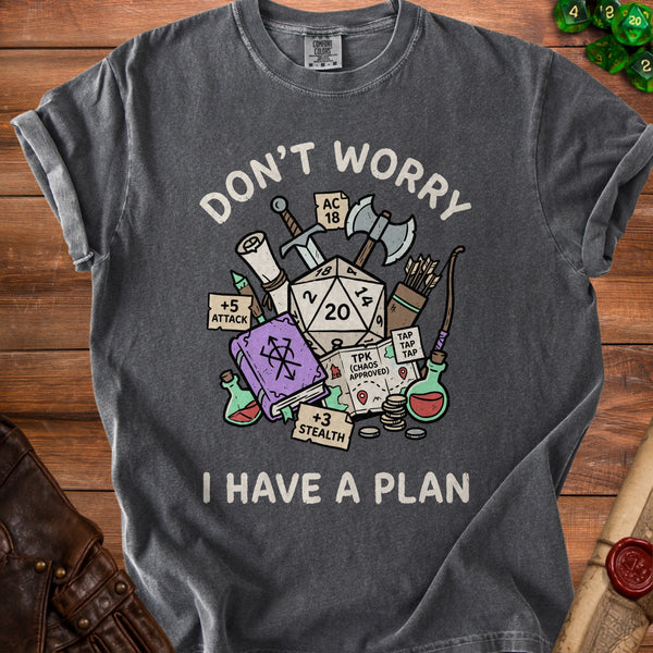 Chaos Plan T-Shirt in Pepper