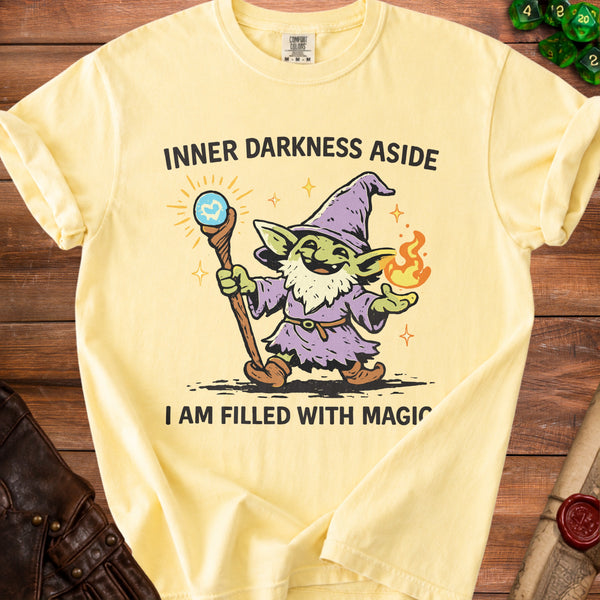 Whimsical Wizard T-Shirt in Butter