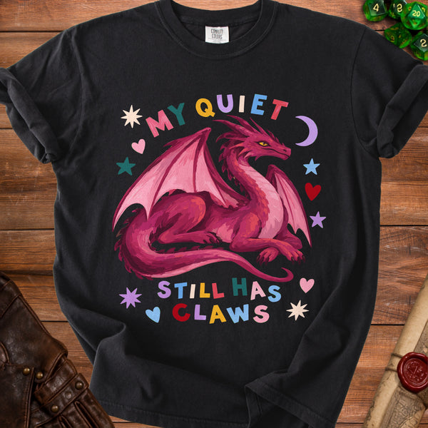 Quiet Dragon T-Shirt in Black