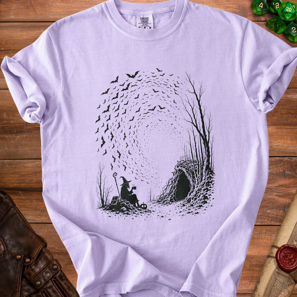 Bat Swarm T-Shirt in Orchid