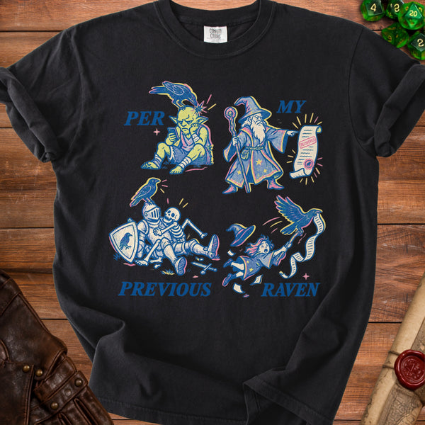Previous Raven T-Shirt in Black