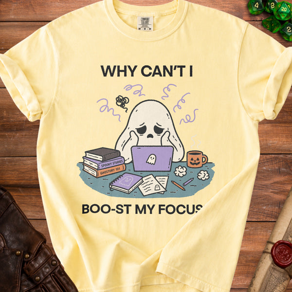 Focus Ghost T-Shirt in Butter