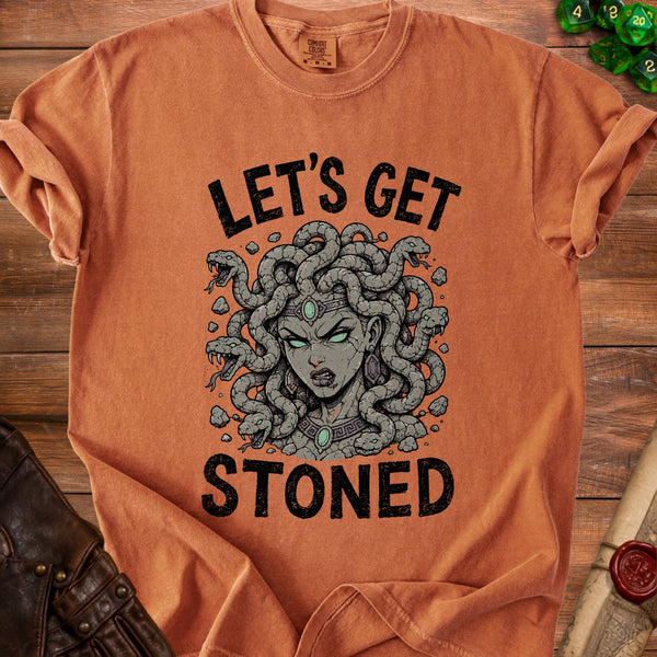 Stoned Medusa T-Shirt in Yam