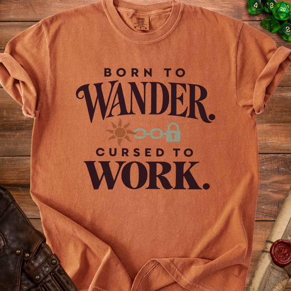 Born Wanderer T-Shirt in Yam